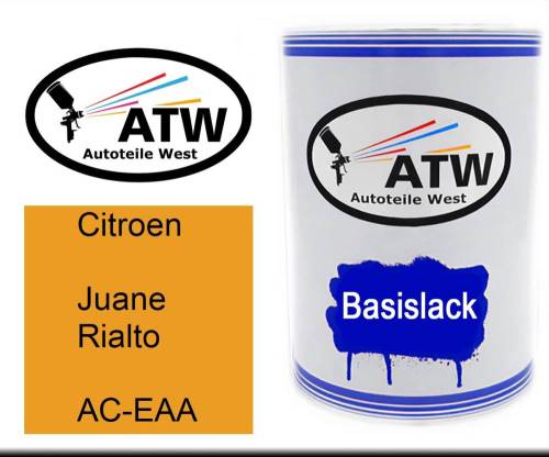 Citroen, Juane Rialto, AC-EAA: 500ml Lackdose, von ATW Autoteile West.